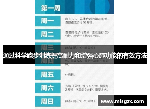 通过科学跑步训练提高耐力和增强心肺功能的有效方法